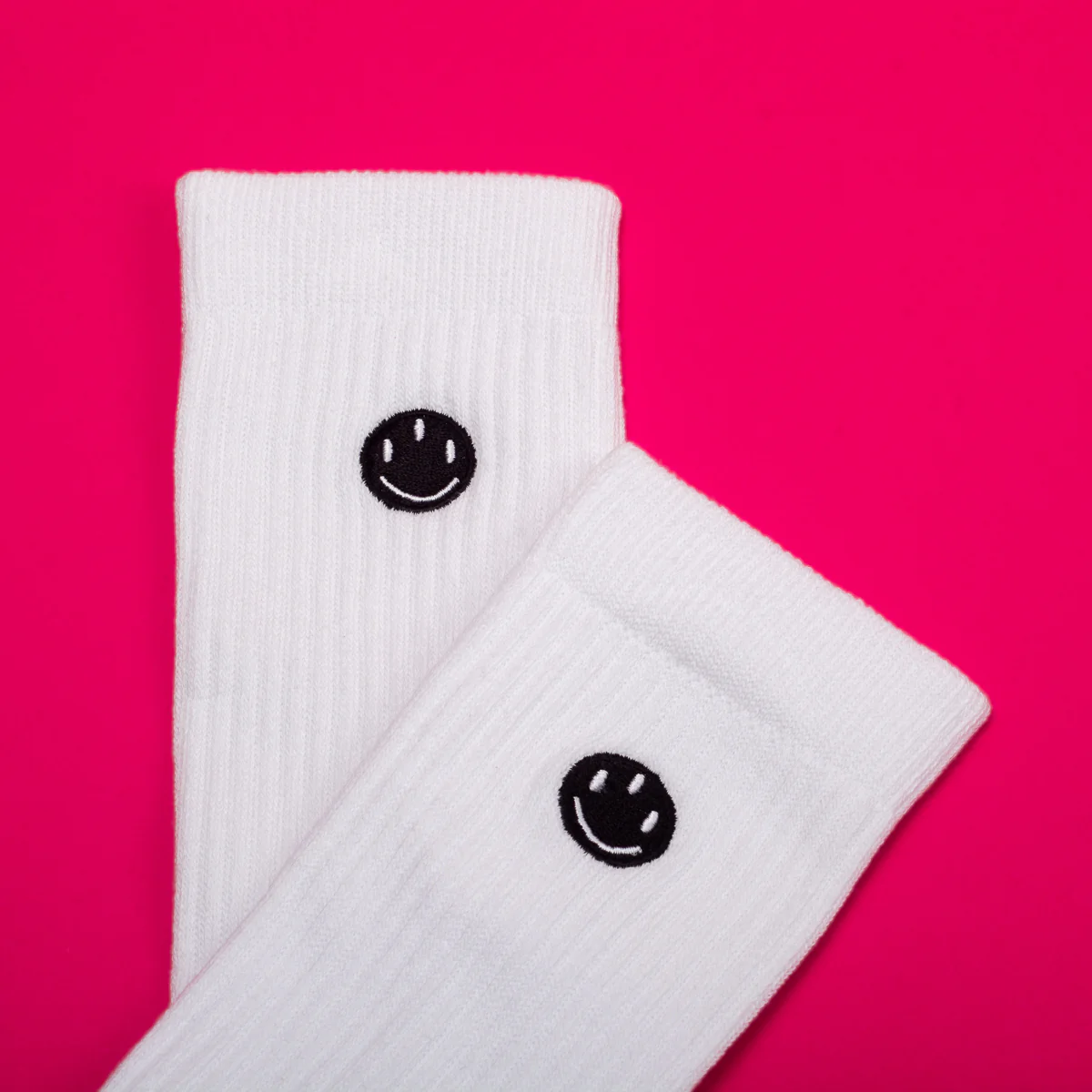 SMILEY SOCKS WHITE - Image 3